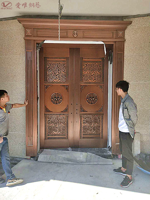 愛唯銅藝別墅銅門