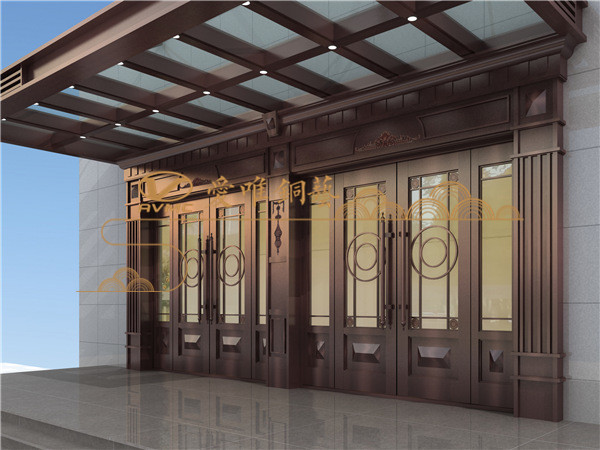 入戶銅門把手高度設置多少合適？